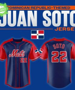 New York Mets Juan Soto Dominican Republic-Themed Jersey