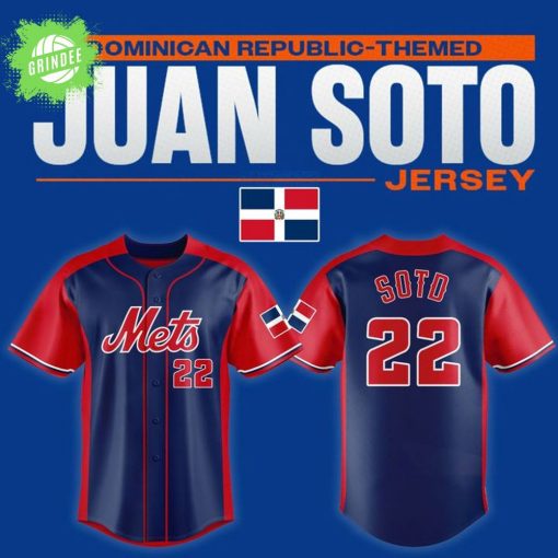 New York Mets Juan Soto Dominican Republic-Themed Jersey