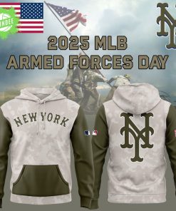 New York Mets MLB Armed Forces Day 2025 Hoodie