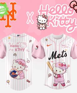 New York Mets x Hello Kitty Night 2025 Baseball Jersey Limited Edition