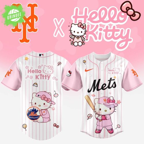 New York Mets x Hello Kitty Night 2025 Baseball Jersey Limited Edition