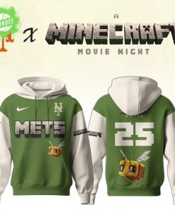 New York Mets x Minecraft Movie Night Hoodie – Limited Fan Edition