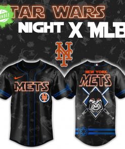New York Mets x Star Wars Night 2025 Baseball Jersey – Sci-Fi Baseball Collaboration
