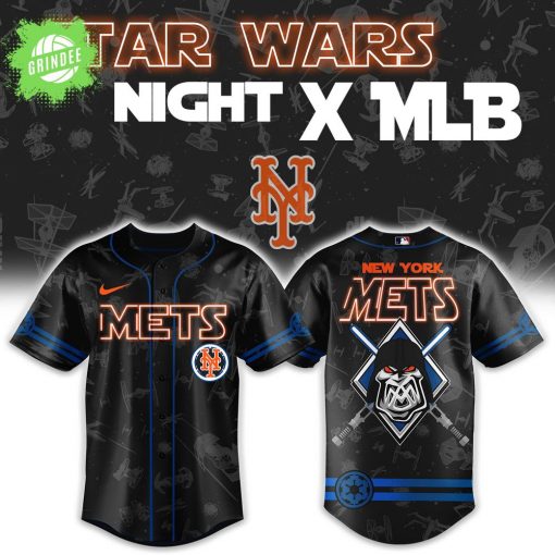 New York Mets x Star Wars Night 2025 Baseball Jersey – Sci-Fi Baseball Collaboration