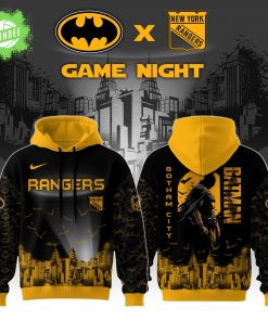 New York Rangers x DC Batman Game Night Special Edition Hoodie