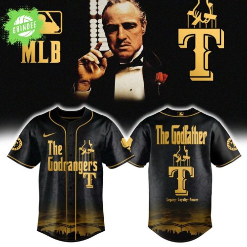 New York Rangers x The Godfather Gold Baseball Jersey Combo