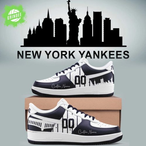 New York Yankees City Custom Name & Number 2025 Limited Edition AF1 Shoes – Personalized Fan Sneakers