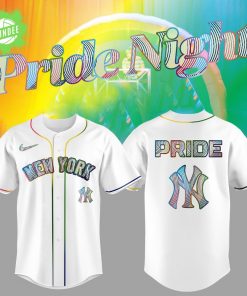 New York Yankees LGBTQ Pride Night 2025 Jersey & Flat Cap Set
