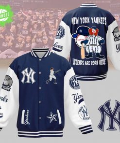 New York Yankees “Legends Are Born Here” Baseball Jacket