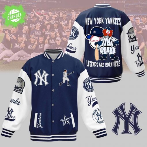 New York Yankees “Legends Are Born Here” Baseball Jacket