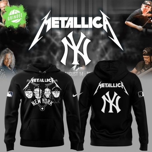 New York Yankees Metallica Night 2025 Hoodie