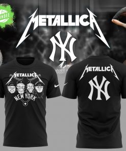 New York Yankees Metallica Night 2025 T-Shirt