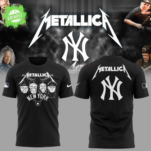 New York Yankees Metallica Night 2025 T-Shirt