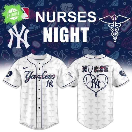 New York Yankees Nurses Night White Baseball Jersey – Limited Tribute