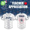 New York Yankees Teacher Night Baseball Jersey Combo