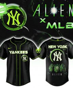 New York Yankees x Alien Combo Baseball Jersey – Limited Crossover Edition