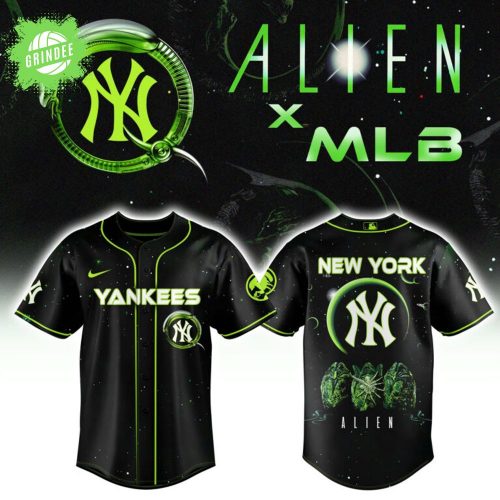 New York Yankees x Alien Combo Baseball Jersey – Limited Crossover Edition