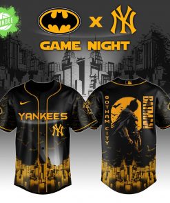 New York Yankees x DC Batman Jersey – Gotham Baseball Fan Edition