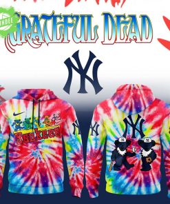 New York Yankees x Grateful Dead New Hoodie – Classic Rock x Baseball Mashup