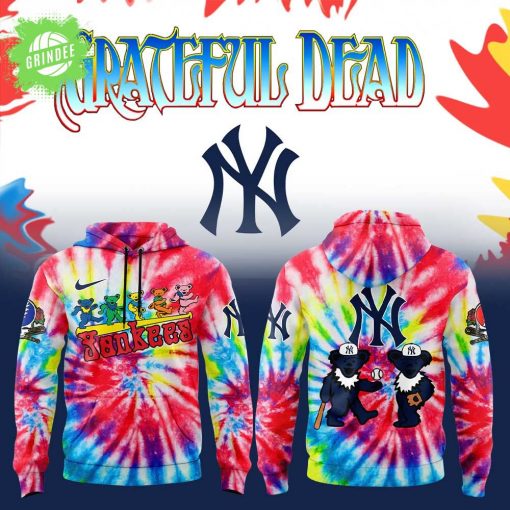 New York Yankees x Grateful Dead New Hoodie – Classic Rock x Baseball Mashup