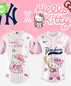 New York Yankees x Hello Kitty Night 2025 Baseball Jersey Limited Edition