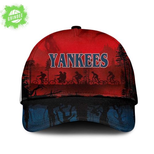 New York Yankees x Stranger Things Night Game Baseball Jersey 2025