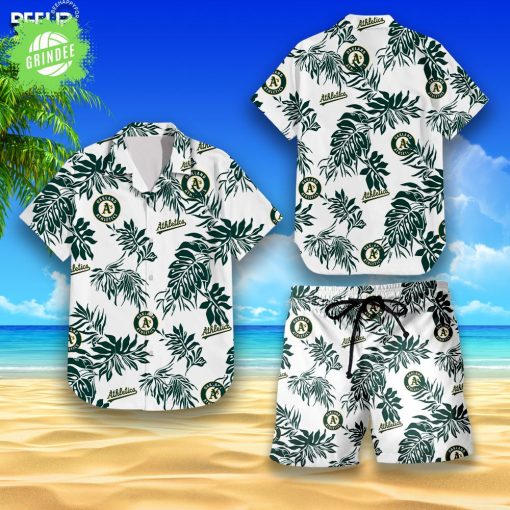 Oakland Athletics Hawaiian Shirt & Shorts Set