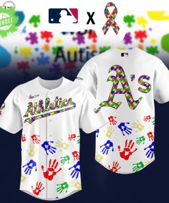Oakland Athletics MLB Autism Awareness Special Edition 2025 Baseball Jersey