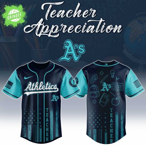 Oakland Athletics MLB x Teacher Appreciation Day Jersey Editions Limited 2025