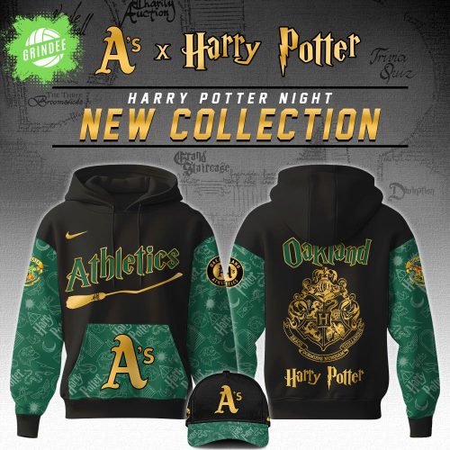 Oakland Athletics x Harry Potter Night Hoodie – Wizard Magic Game Night Edition