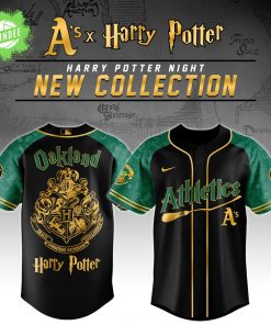 Oakland Athletics x Harry Potter Night Jersey – Hogwarts MLB Fan Edition