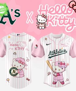 Oakland Athletics x Hello Kitty Night 2025 Baseball Jersey Limited Edition
