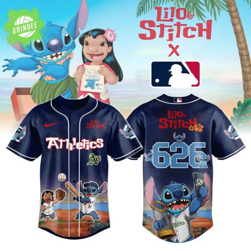 Oakland Athletics x Lilo & Stitch Jersey – Disney Night Limited Baseball Edition