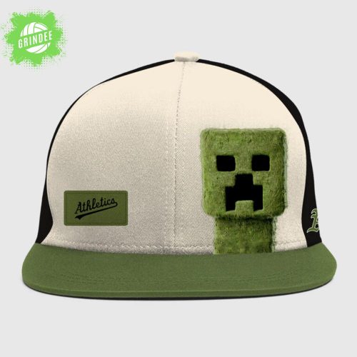 Oakland Athletics x Minecraft Movie Night Hoodie – MLB Crossover Gamer Hoodie