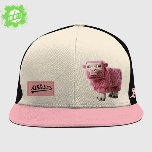 Oakland Athletics x Minecraft Movie Night Pink Jersey – Women’s Game Day Edition