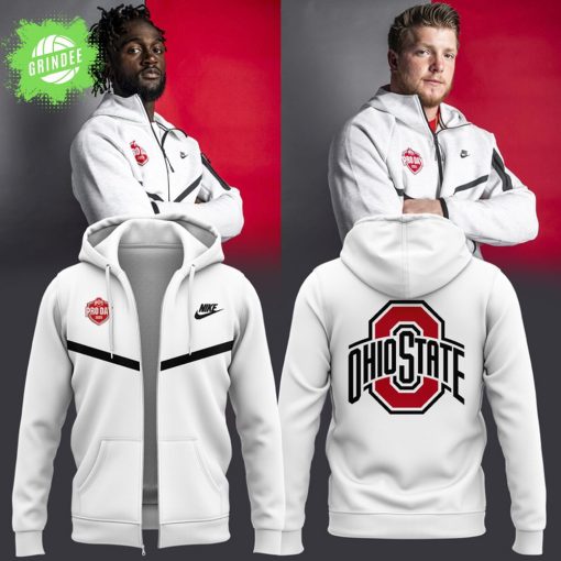 Ohio State Buckeyes Pro Day Zip Hoodie 2025 – Exclusive College Sportswear