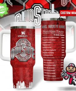 Ohio State Mrs. Buckeye Anne 40oz Tumbler With Handle
