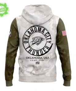 Oklahoma City Thunder Armed Forces Day 2025 Hoodie