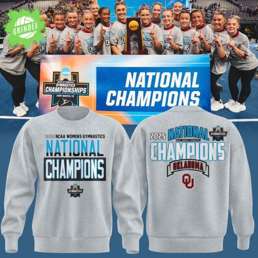 Oklahoma Women’s Gymnastics 2025 National Champions Sweatshirt
