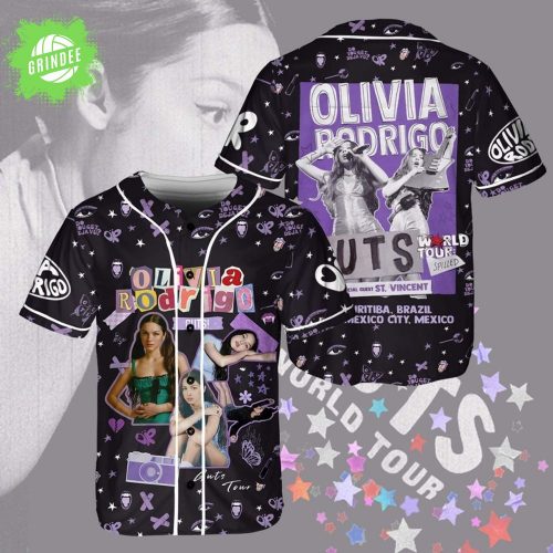 Olivia Rodrigo Baseball Jersey – Guts Album Limited Fan Edition