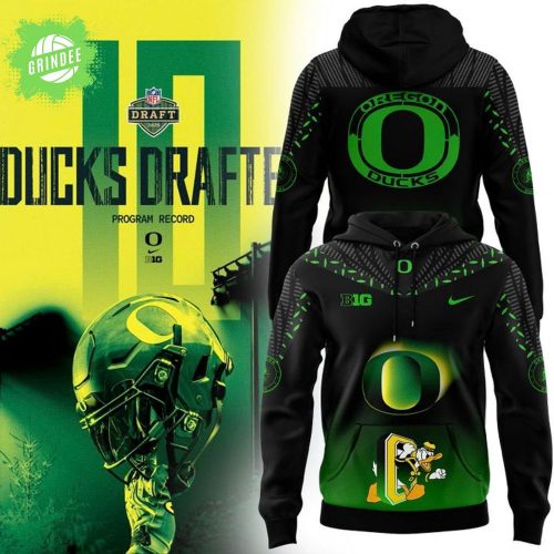 Oregon Ducks 2025 Draft Pick Hoodie