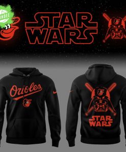 Orioles Baseball x Star Wars 2025 Black Hoodie Limited Edition