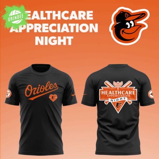 Orioles x Healthcare Appreciation Night Black T-Shirt – Limited Edition MLB Apparel