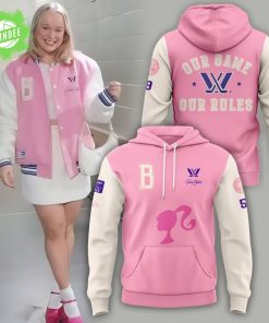PWHL x Barbie “Our Game Our Rule” Peace Hoodie