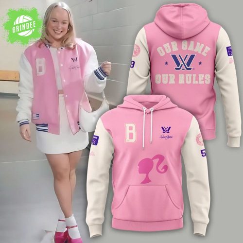 PWHL x Barbie “Our Game Our Rule” Peace Hoodie