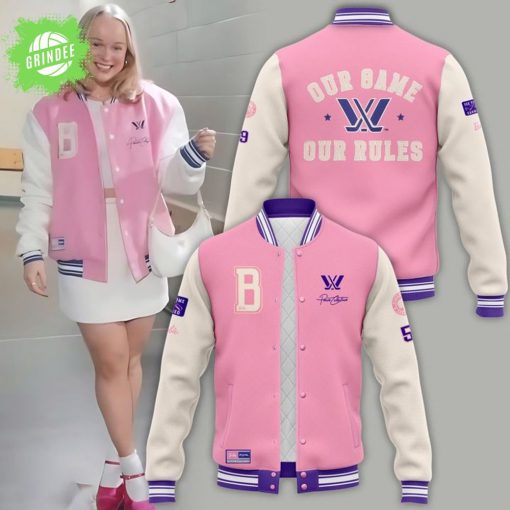 PWHL x Barbie “Our Game Our Rule” Peace Jacket