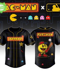 Pac-Man x Houston Astros Pixel Edition Baseball Jersey