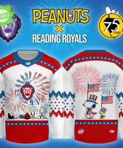 Peanuts x Reading Royals 75th Anniversary Snoopy Hockey Jersey