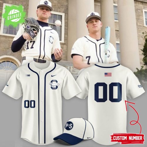 Penn State Baseball Jersey – New Cream Special Edition