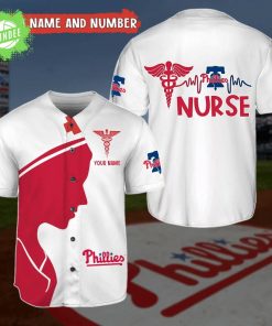 Personalized Philadelphia Phillies x Nurse 3D Baseball Jersey